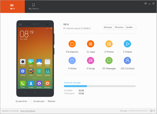 Mi PC Suite – Xiaomi Tools