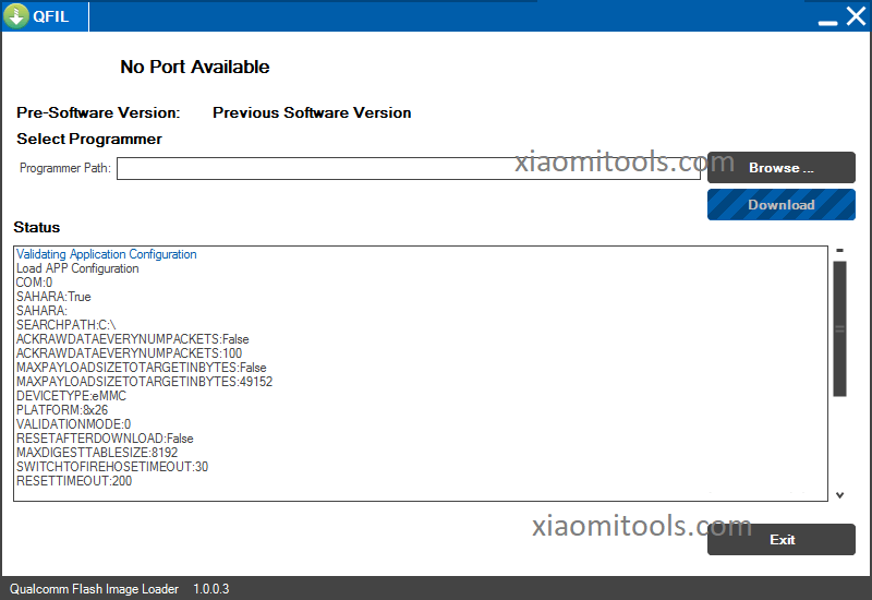 qualcomm flash image loader 1.0.0.3