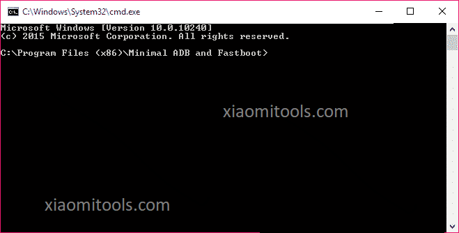 Minimal ADB and Fastboot En Xiaomi Tools